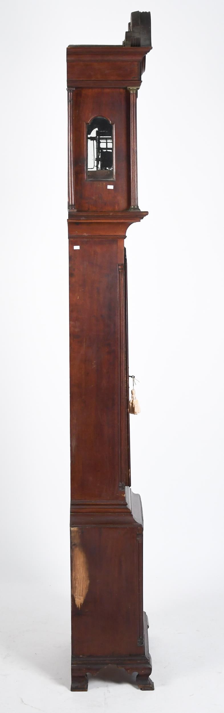 18TH C. PA CHIPPENDALE TALL CASE CLOCK. - 10