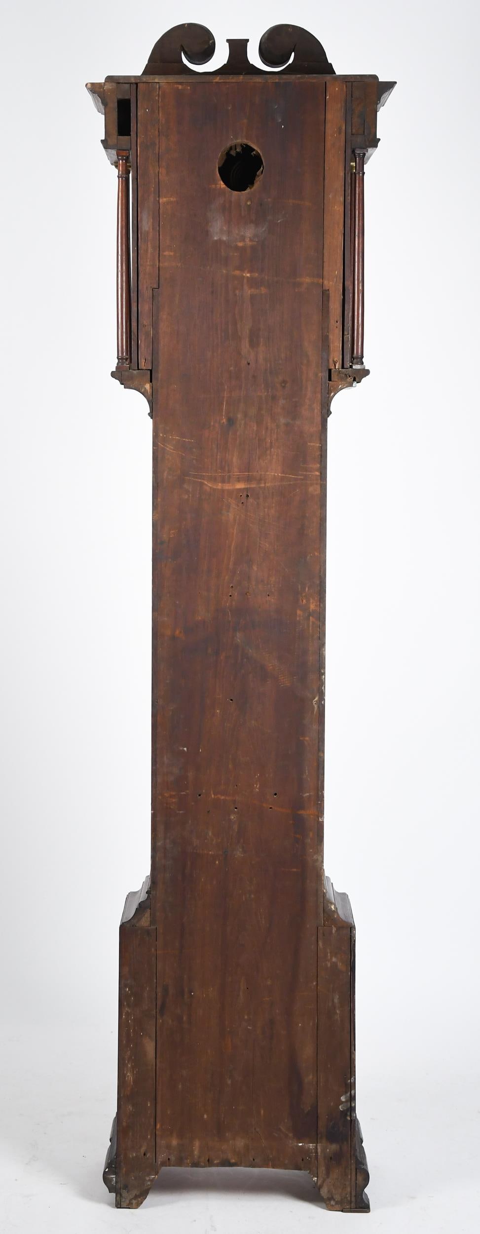 18TH C. PA CHIPPENDALE TALL CASE CLOCK. - 12