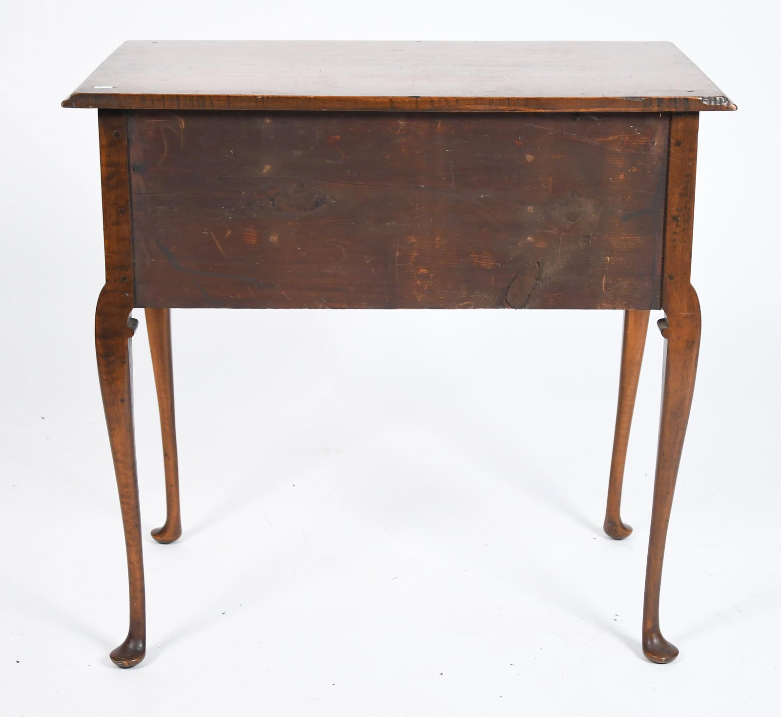 19TH C. CURLY MAPLE QUEEN ANNE DRESSING TABLE. - 9