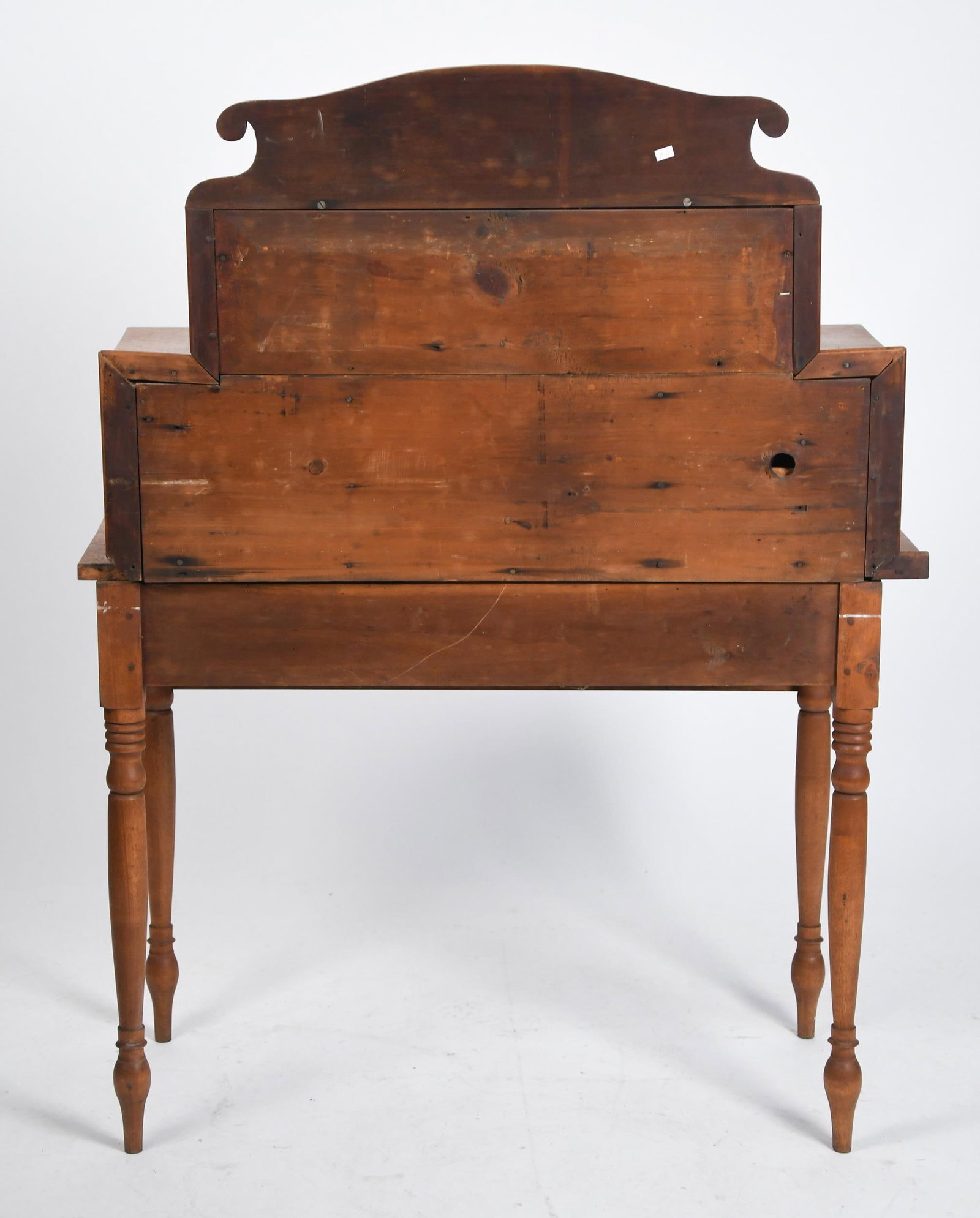 19TH C. DECK TOP SEWING TABLE. - 7