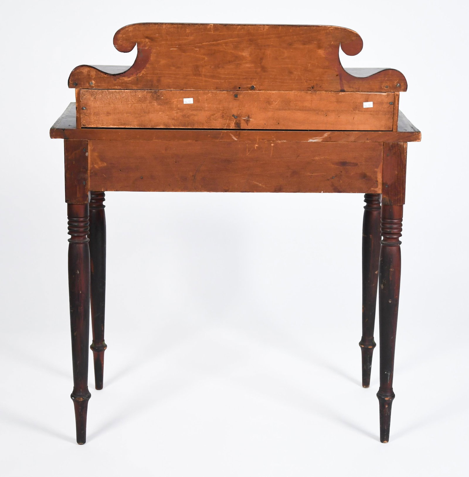 19TH C. PAINT DECORATED MAINE DRESSING TABLE. - 9