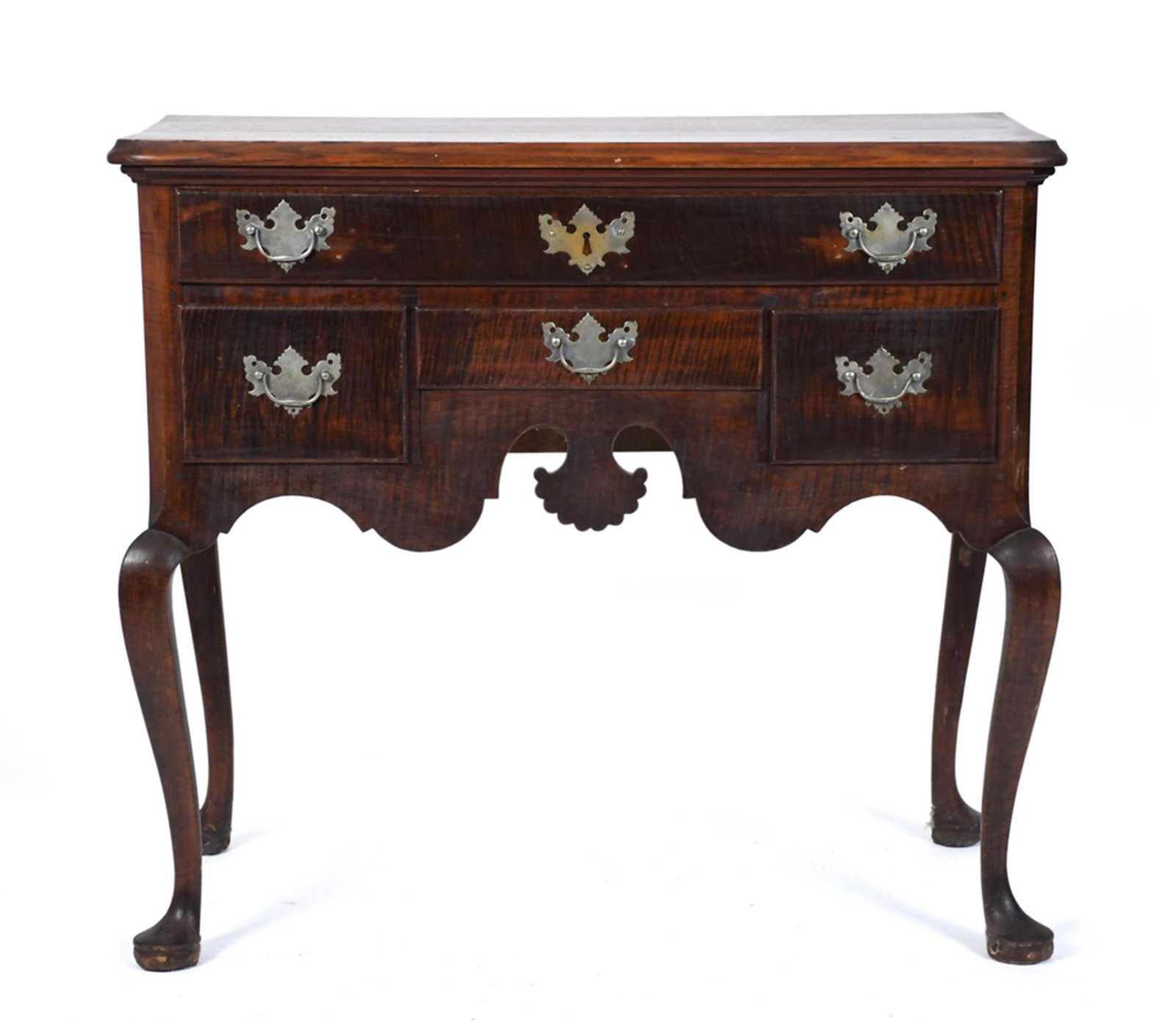 18TH C. STONINGTON CT TIGER MAPLE SERVER. (1 of 1)