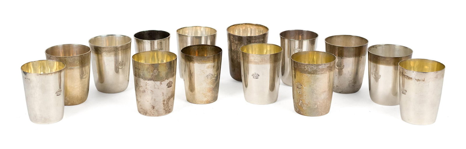 FOURTEEN STERLING SILVER CUPS INC. TIFFANY & CO. (1 of 1)
