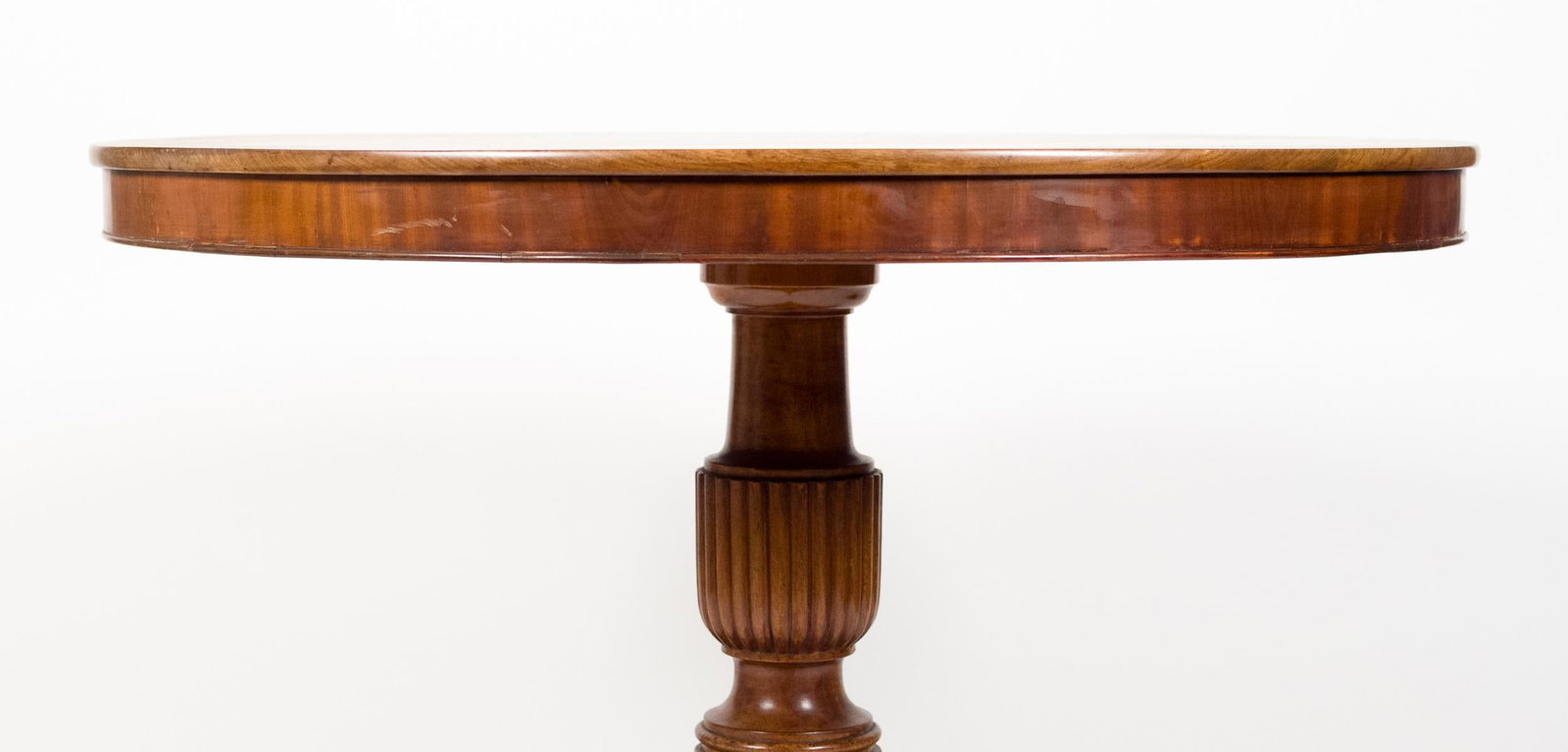 19TH C. REGENCY MAHOGANY CENTER TABLE. - 3