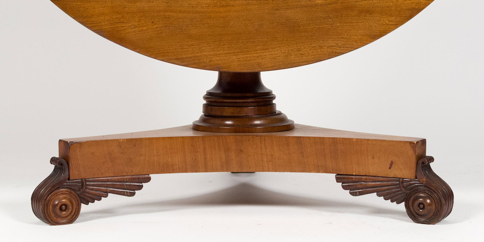 19TH C. REGENCY MAHOGANY CENTER TABLE. - 6