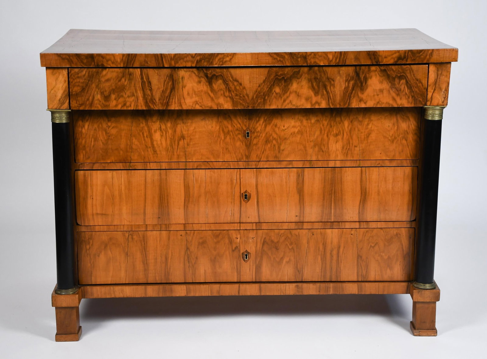 19TH C. BIEDERMEIER COMMODE. - 4