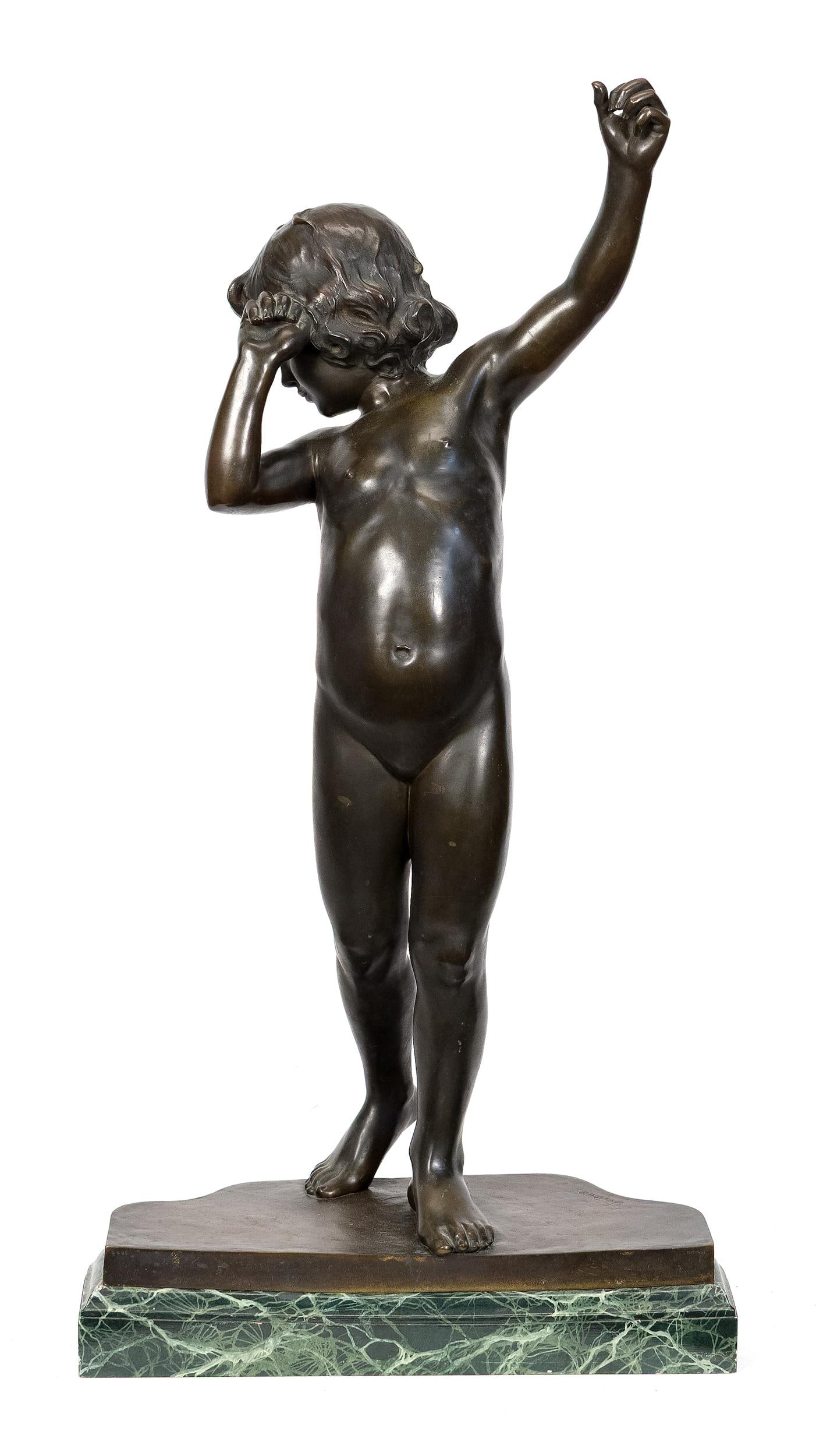 FRANCOIS LOUIS VIRIEUX BRONZE, CHILD. (1 of 10)