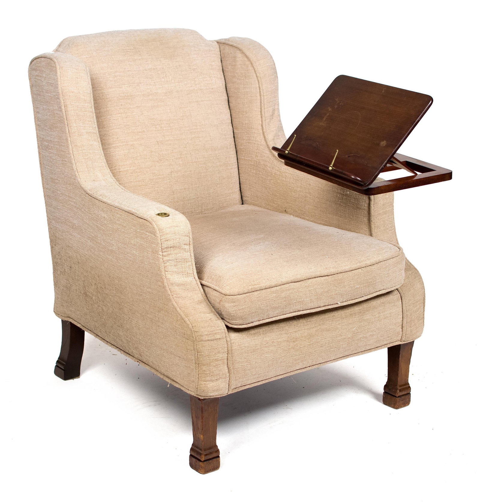 CA. 1800 ENGLISH GEORGIAN WRITING ARMCHAIR. (1 of 11)