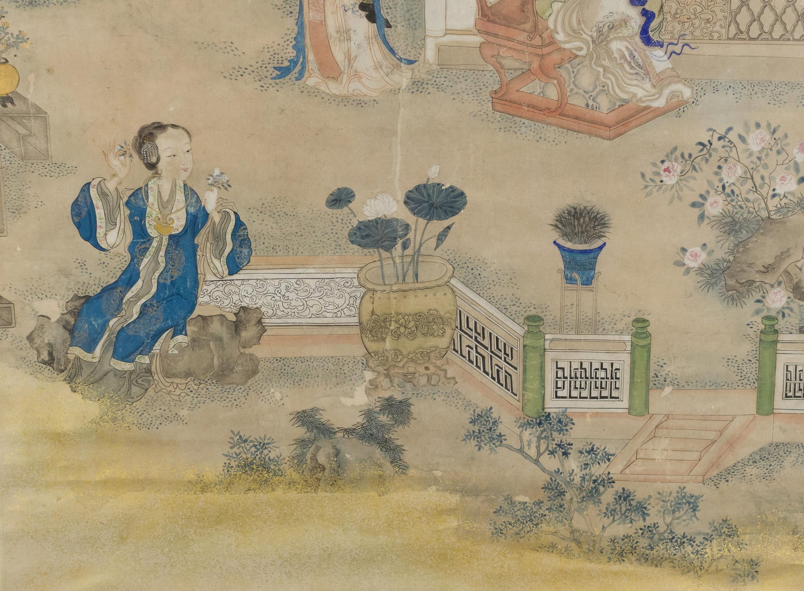 ANTIQUE CHINESE SCROLL PAINTING. - 3