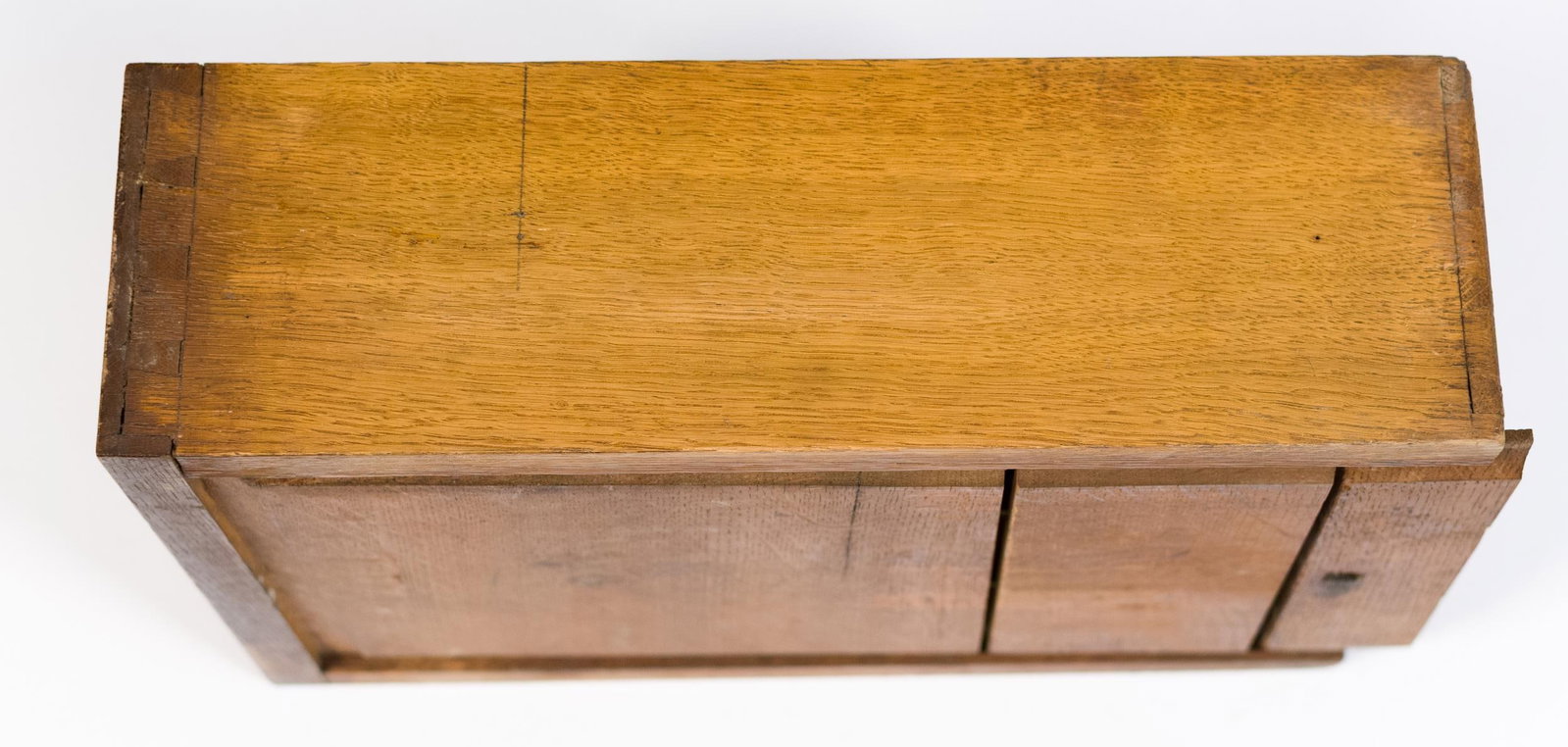 CA. 1820 REGENCY OAK LIBRARY TABLE. - 7