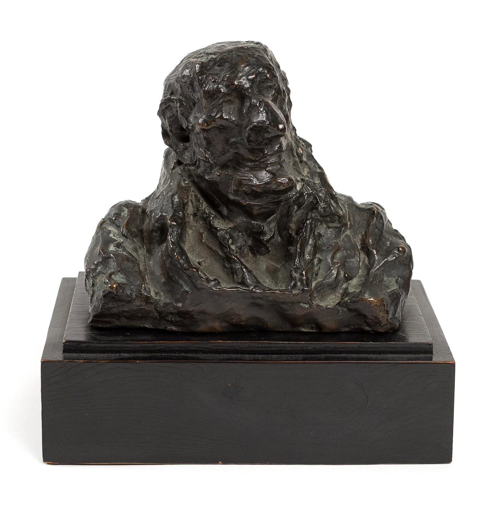 20TH C. DAUMIER BRONZE BUST COMTE D’ARGOUT. - 2
