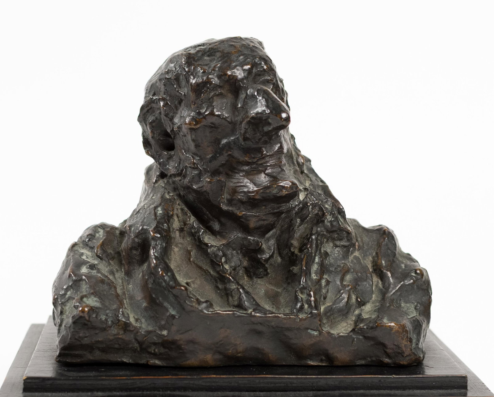 20TH C. DAUMIER BRONZE BUST COMTE D’ARGOUT. - 3