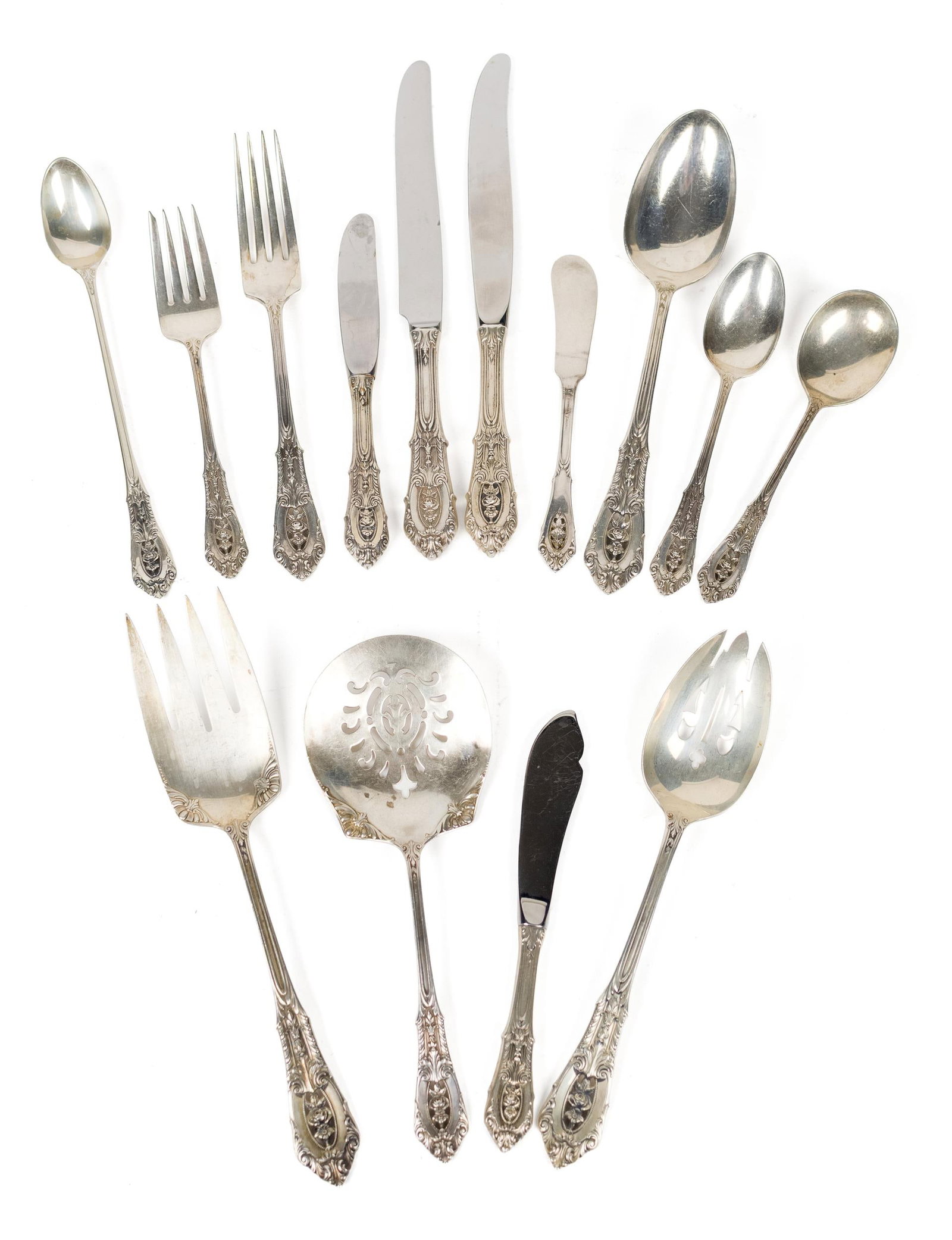 REED AND BARTON FLATWARE SET, 115PCS (1 of 10)