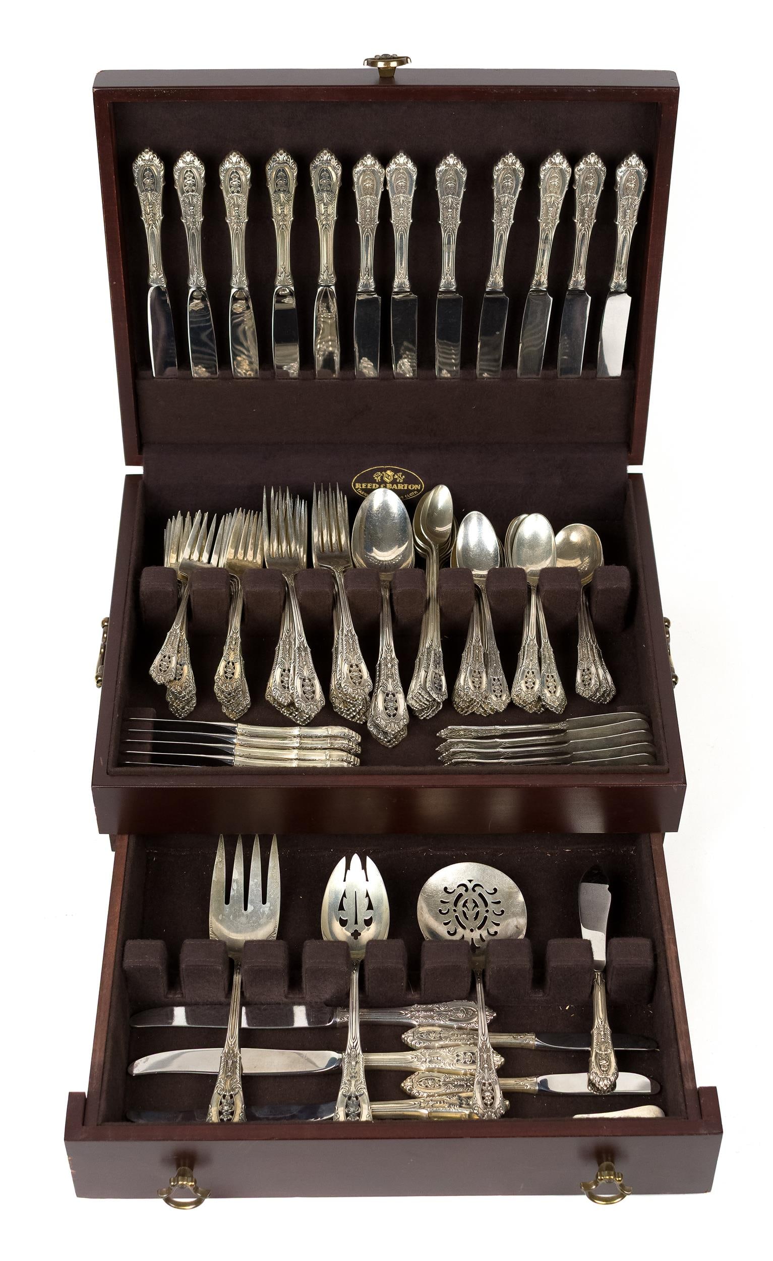 REED AND BARTON FLATWARE SET, 115PCS - 2