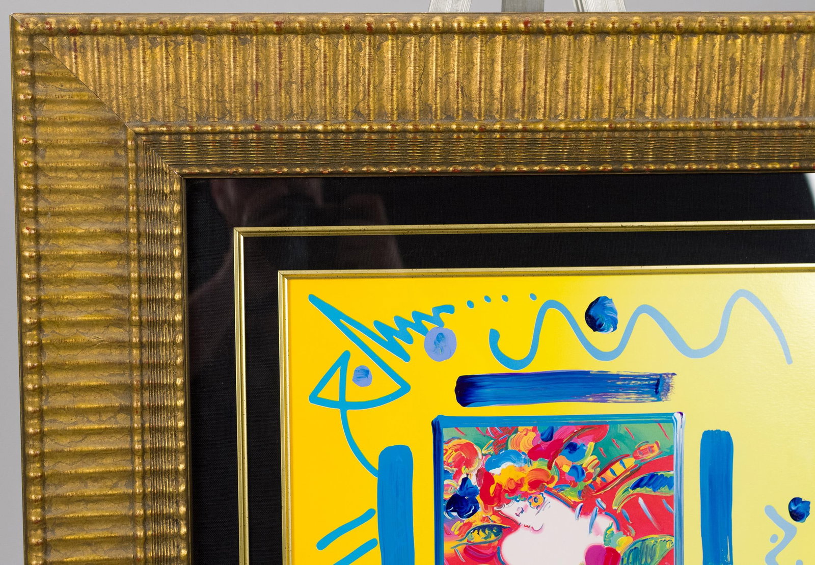 PETER MAX ACRYLIC, FLAG. - 8