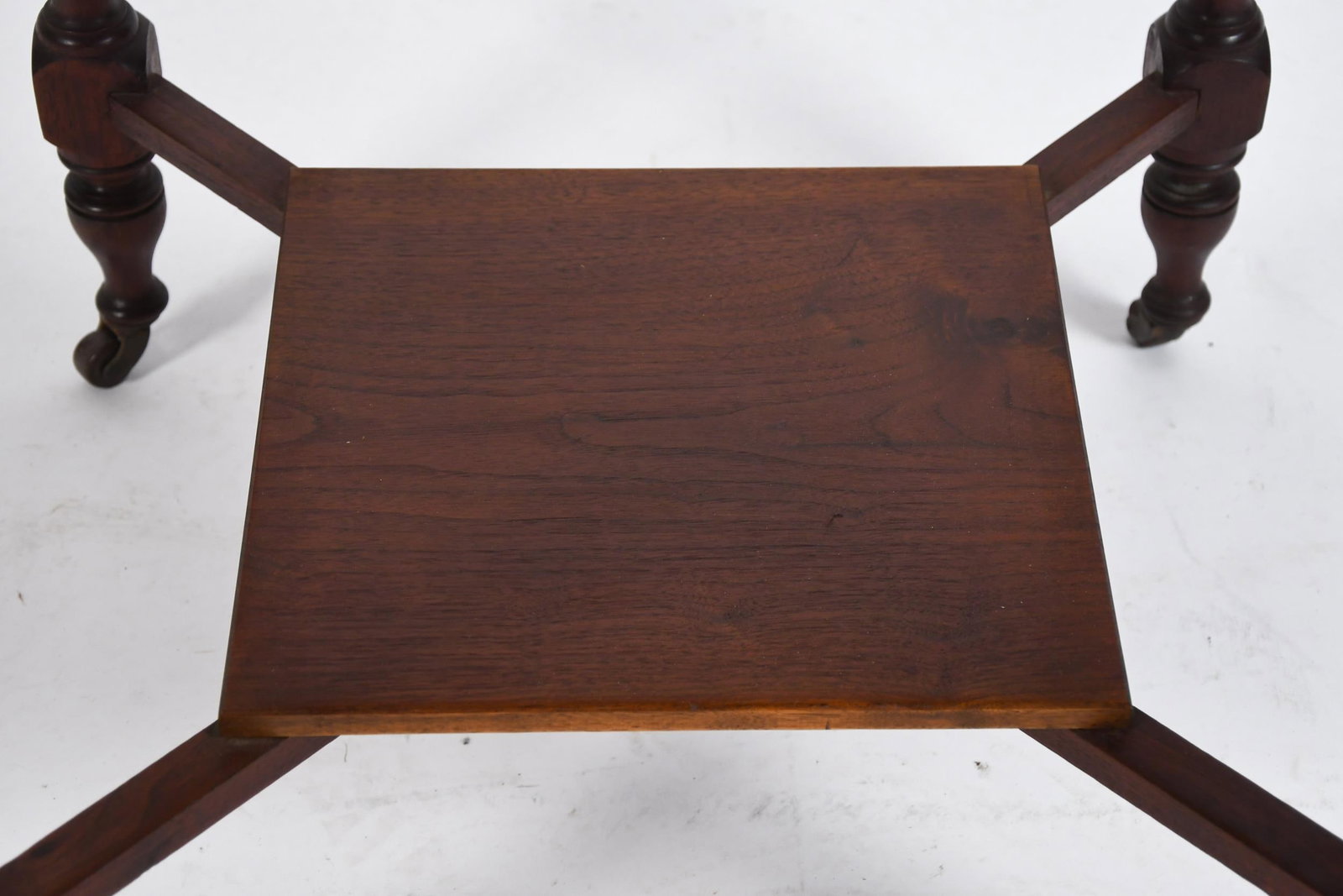 19TH C. INLAID WALNUT LAMP TABLE. - 9