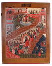 [Large]. Russian icon "Resurrection of Christ and The