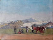 [Russian art]. Zommer, Richard. Rest in the mountains.