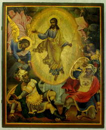 [Large]. Russian icon "Resurrection". - Russia, 19th cent. - 109x134,5 cm.