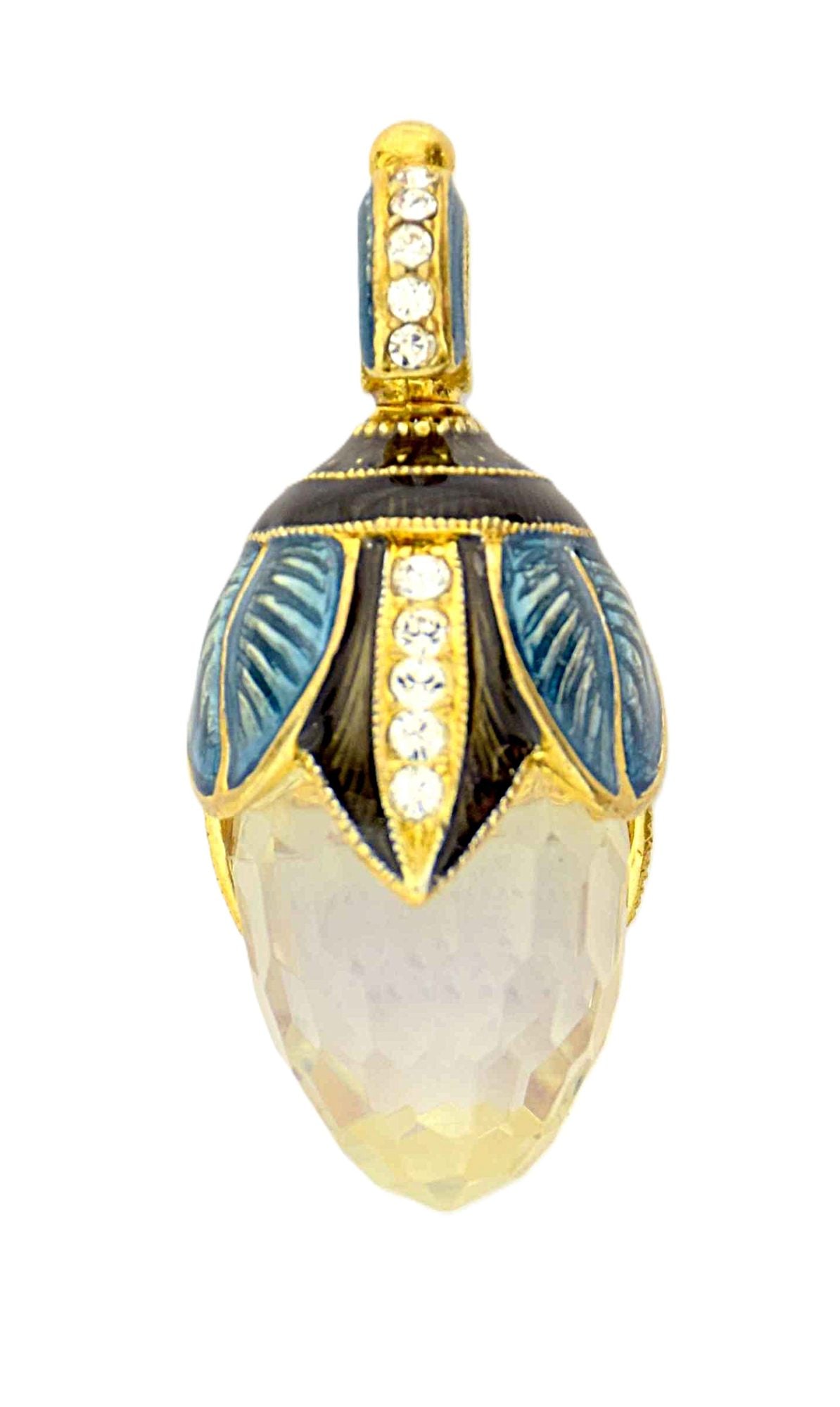 [Russian]. Silver pendant in the form of an Easter egg. - Russia, 20th century. - 1,5x3 cm. (1 of 2)