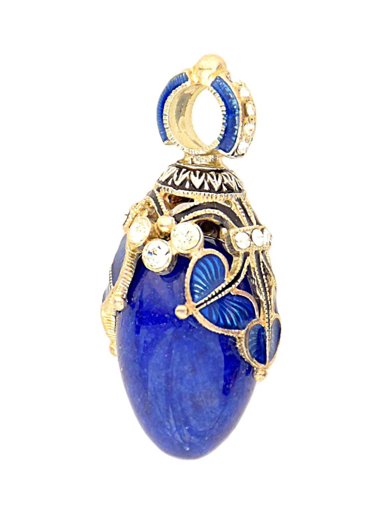 [Russian]. Silver pendant in the form of an Easter egg. - Russia, 20th century. - 1,5x3 cm. (1 of 2)