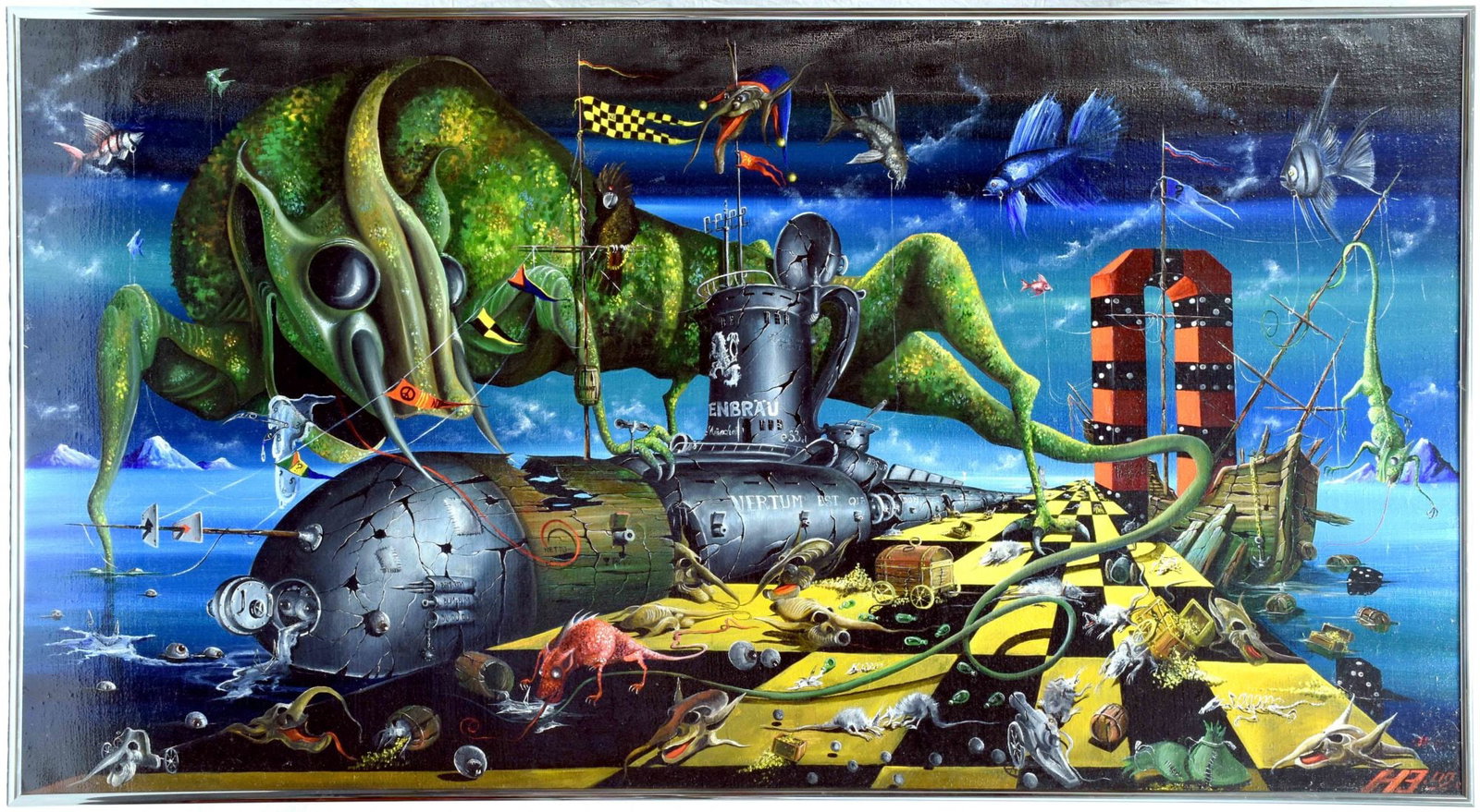 ["Drealism"]. Zaitsev Nikolay. "This is true, for it is absurd" (Series "Consumption of Time"). - (1 of 2)