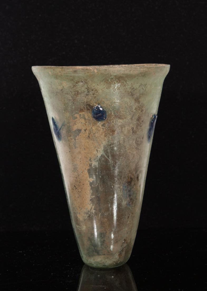 ANCIENT ROMAN GLASS CUP