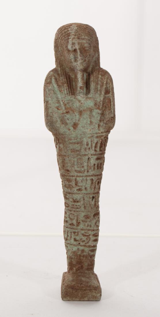 ANCIENT EGYPTIAN FAIENCE USHABTI: .