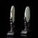 CHINESE PAIR OF QING DY. WHITE JADE TABLE SCREENS - 3