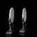 CHINESE PAIR OF QING DY. WHITE JADE TABLE SCREENS - 4