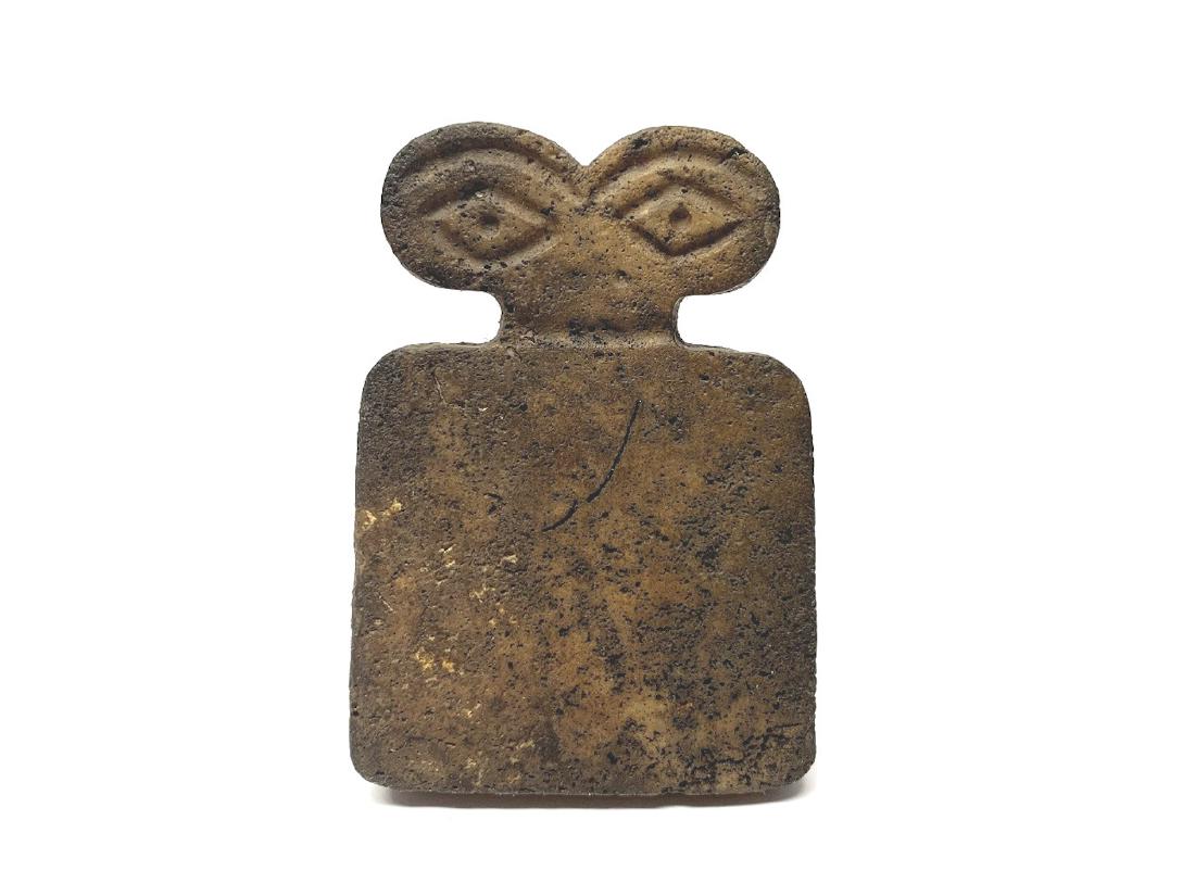 ANCIENT NEAR EASTERN STONE TEK BARK EYE IDOL (1 of 1)