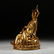 CHINESE GILT BRONZE FIGURE OF IMMORTAL - 4