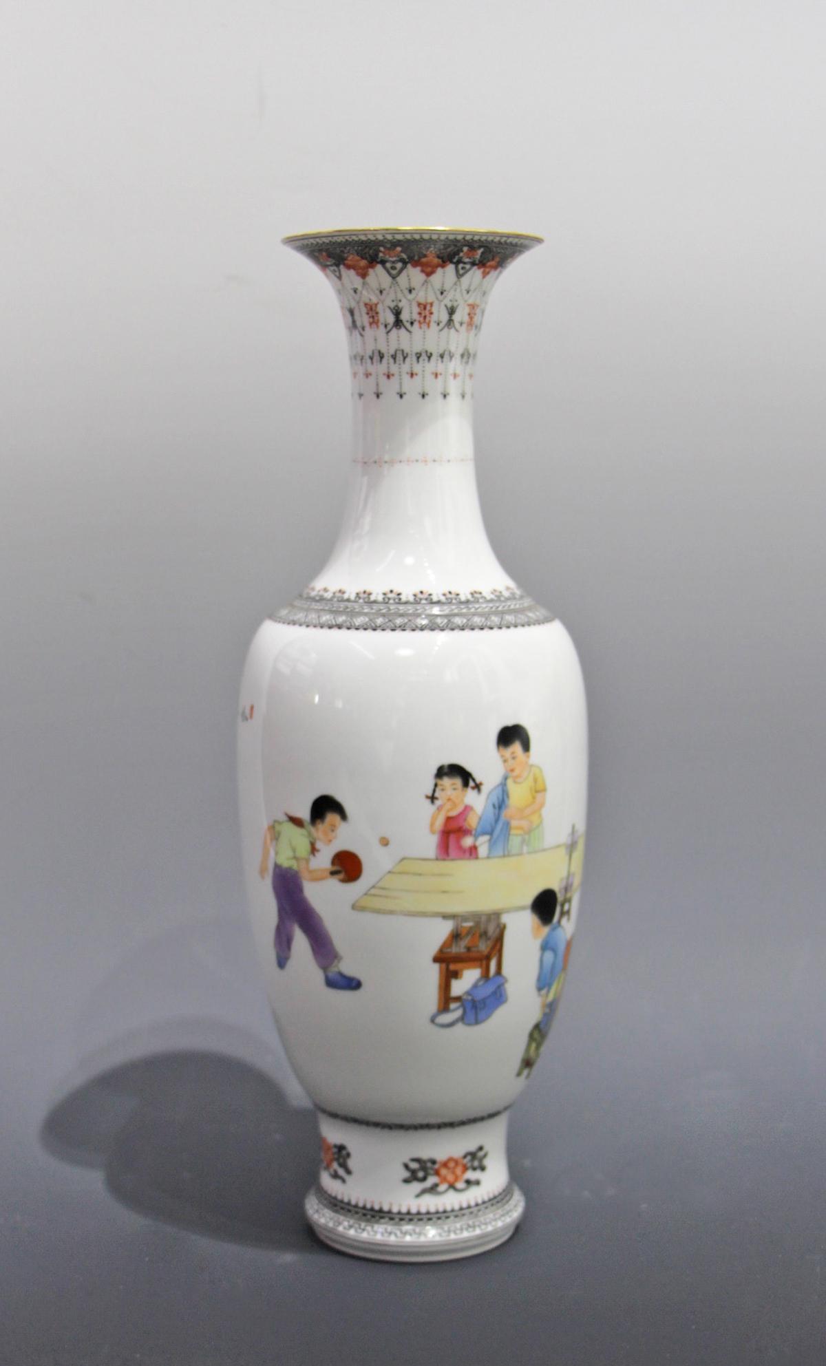 CHINESE CULTURAL REVOLUTION PERIOD EGG SHELL PORCE (1 of 6)