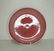 CHINESE OXBLOOD GLAZED PORCELAIN PLATE, MARKED