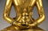A Chinese Bronze Gilding Sitting Buddha Statue - 3