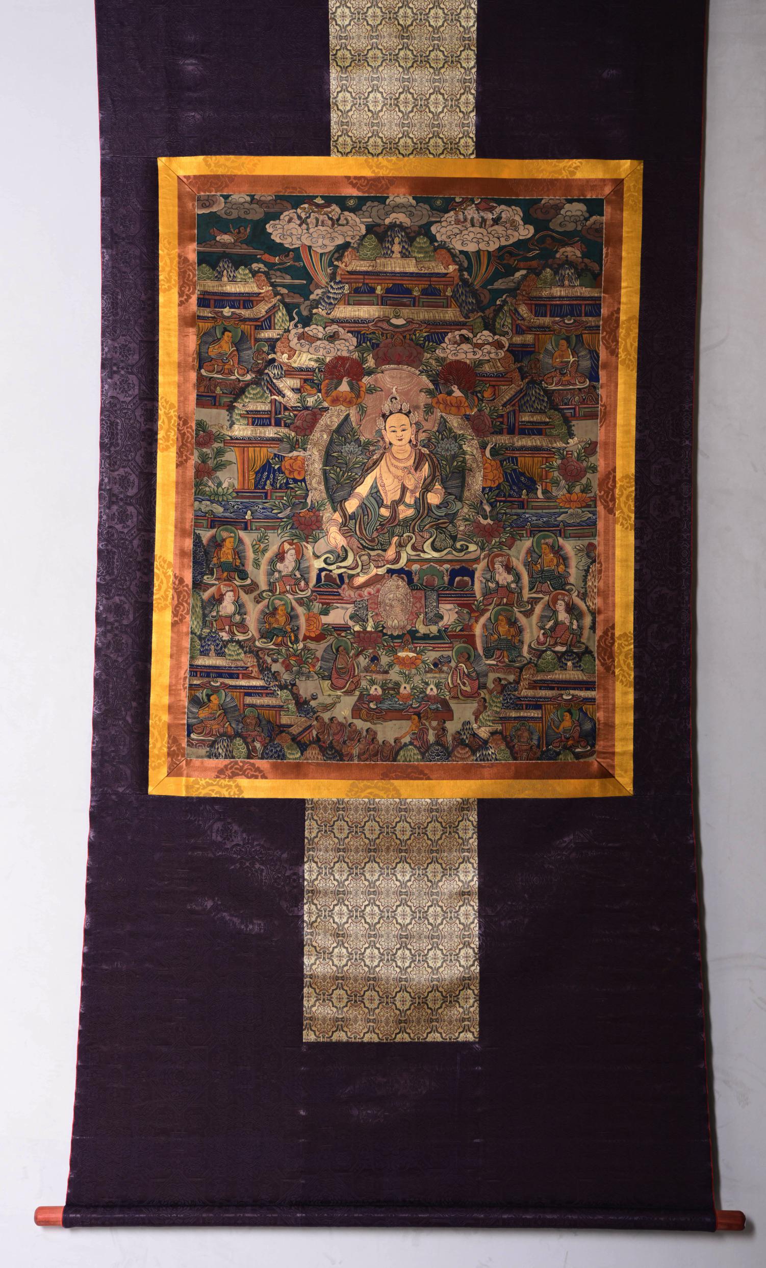 An Embroidered Thangka Of White Tara (1 of 12)