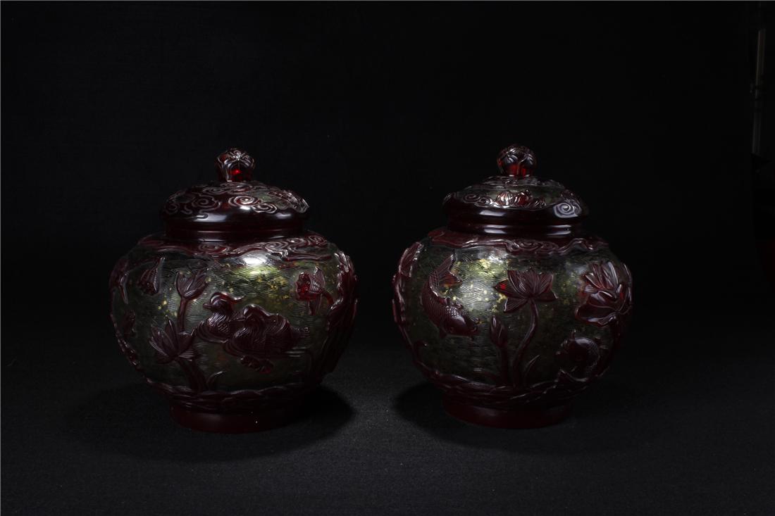 Glass tea canister (1 of 10)