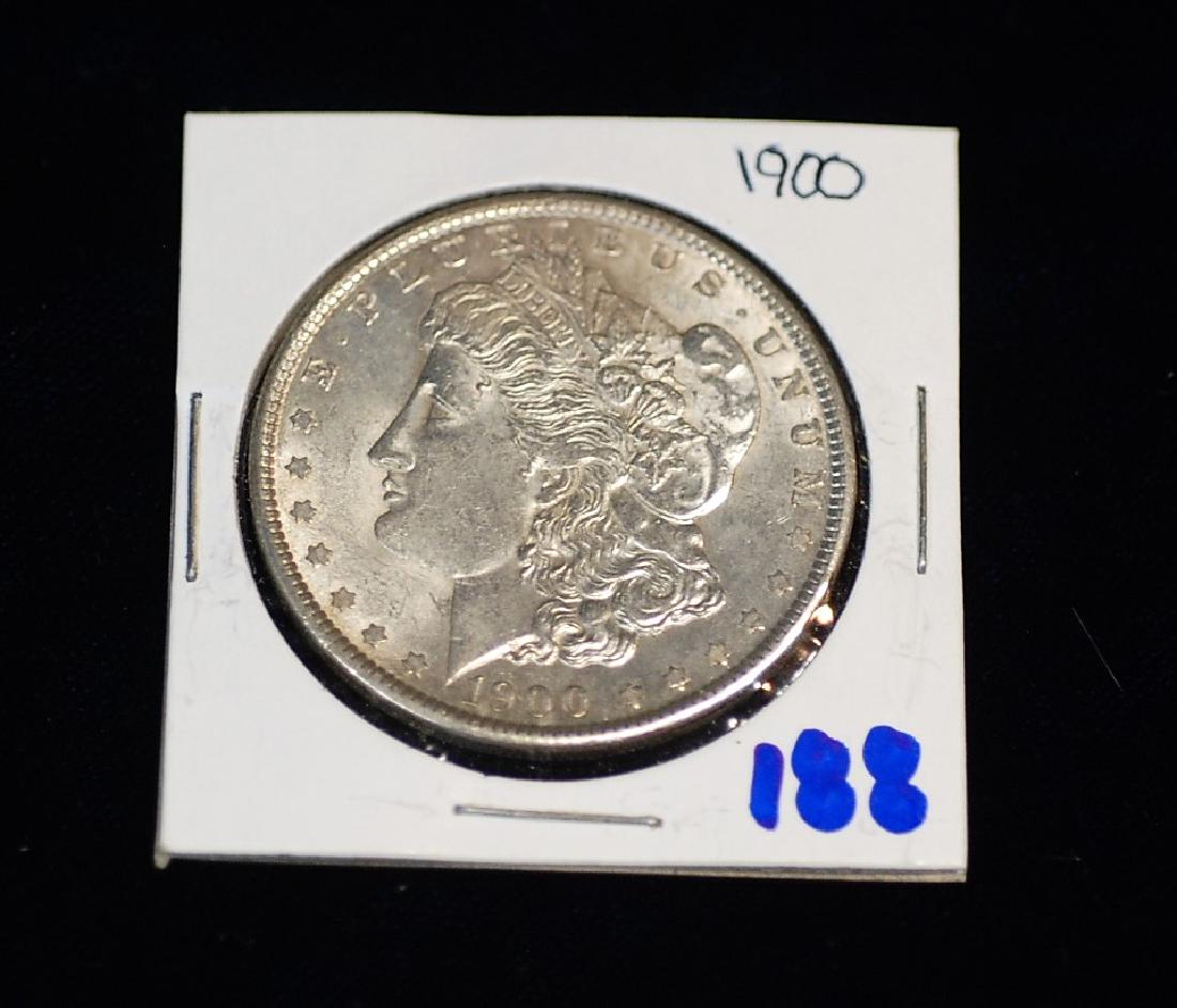 1900 US Silver Morgan Dollar (1 of 2)