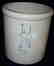 Red Wing blue stenciled ten gallon birch leaf crock.