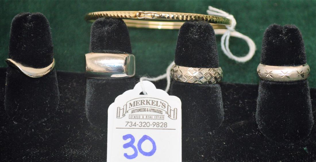 Lot of 5 White Gold Pieces (1 of 3)