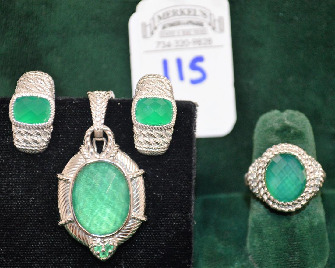 Lot of 4 Jade Doublet Judith Ripka (1 of 5)