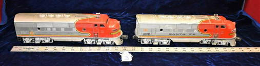 Lionel 2333 2343 SANTA FE A&B