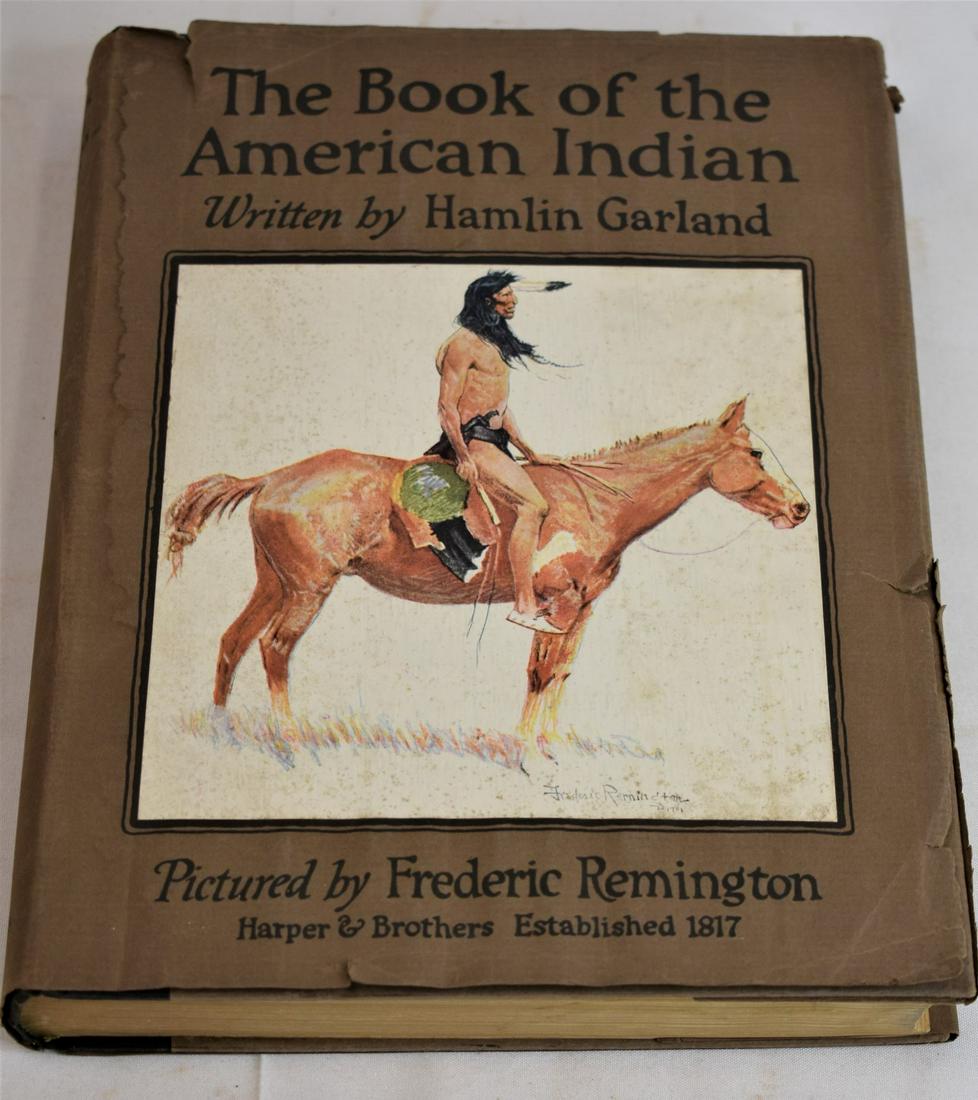 1923 Book of The American Indian Garland, Hamlin (1 of 6)