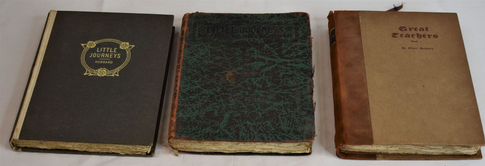 Lot of 3 Little Journeys Books By Elbert Hubbard (1 of 12)