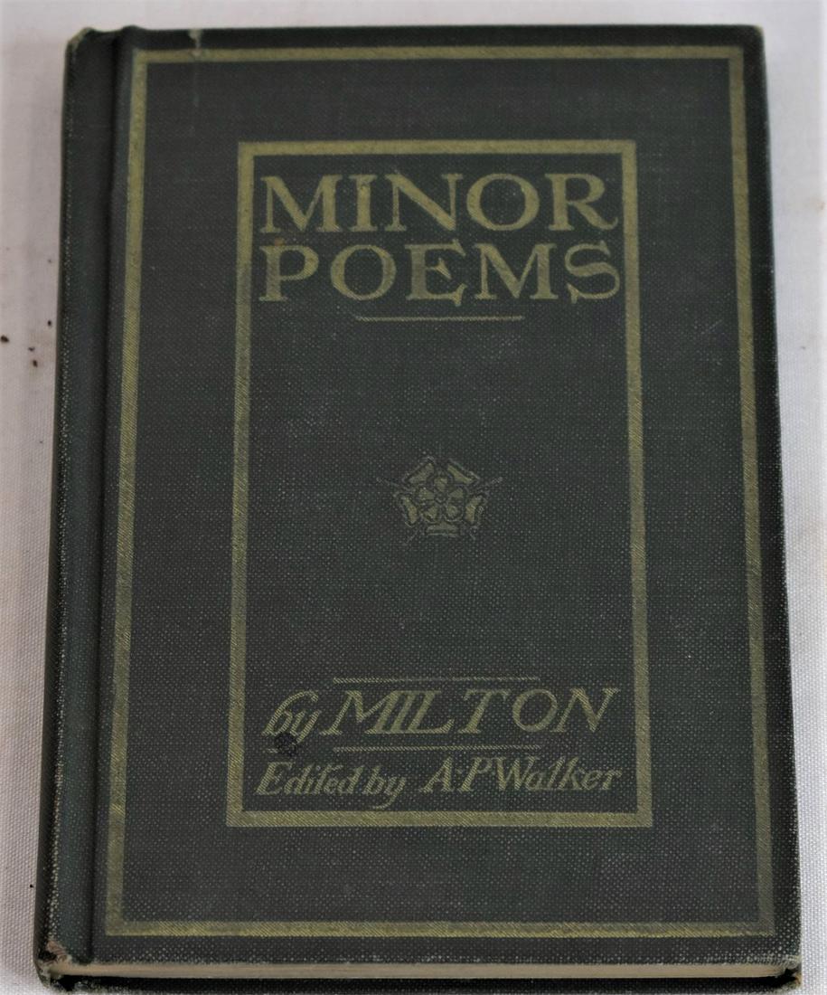 Minor Poems by Milton, John. (1 of 6)