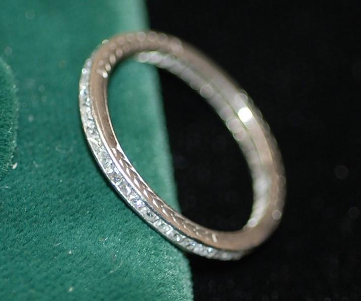 Cartier Signed  Platinum Wedding Band (1 of 5)