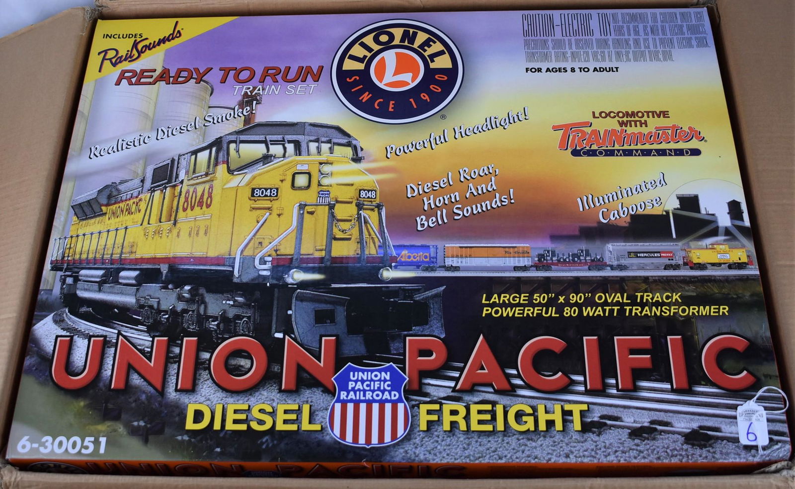【ギフト】 6 Lionel 30051 Train With Set Freight Diesel Pacific Union 外国車輌