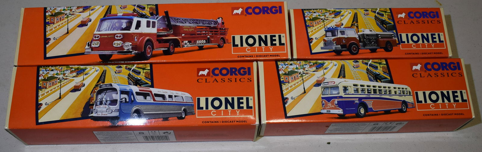 Lot of 4 1/50 Corgi Lionel City Models (1 of 1)