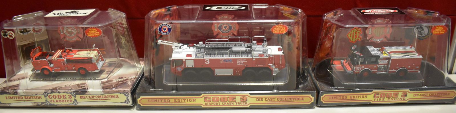 Lot of 3  Code 3 Fire Models (1 of 1)