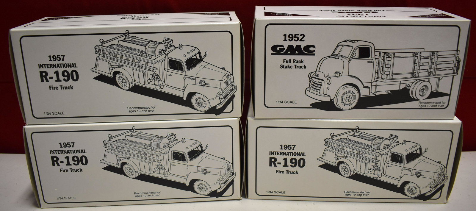 Lot of 4 1/34 First Gear Truck Models (1 of 3)